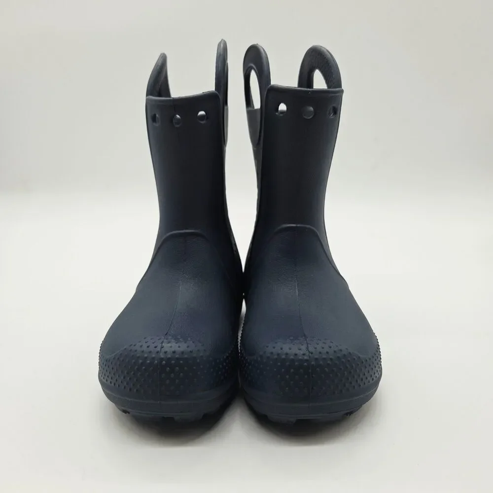 Crocs Toddler Handle It Rain Boots Navy Size 10c